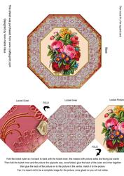 Mixed Bunch Octagon Locket Card Front