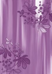 Lilac Floral Corner Painted A4 Backing Paper