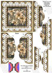 Grey Lily Anglaise 5in Scallop Side Stacker