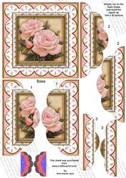 Pink Rose Anglaise 5in Scallop Side Stacker