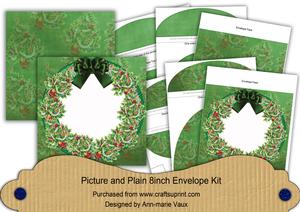 Christmas Trees 8in Square Envelope Kit