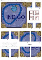 Chakra Indigo 5in Quad Corner Stacker