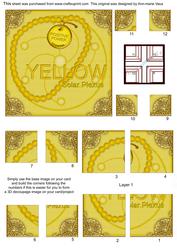 Chakra Yellow 5in Quad Corner Stacker