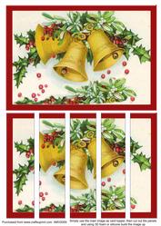 Christmas Bells Card Front and Panels