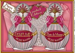 Rose Perfume and Bath Duo Gift Box A4 Picture Sheet