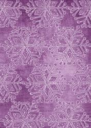 Smokey Lilac Vintage Tea Snowflake1 A4 Backing Paper