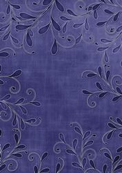 Deep Blue Linen Swirls A4 Backing Paper