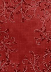 Deep Red Linen Swirls A4 Backing Paper