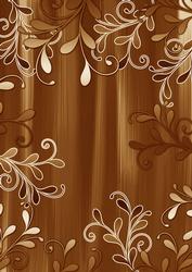 Original Vintage Tea Painted Swirls A4 Backing Paper