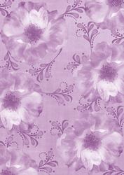 Blossom Swirl Smokey Lilac A4 Backing Paper