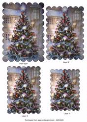 My Christmas Tree Scallop Edge Pyramid Toppers