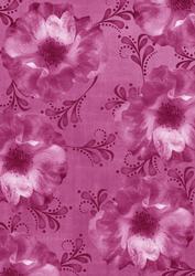 Cerise Blossom Swirl A4 Backing Paper