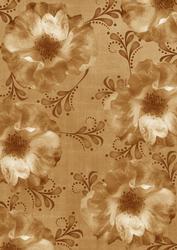 Vintage Tea Blossom Swirl A4 Backing Paper