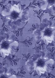Blue Blossom Swirl A4 Backing Paper