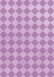 Lilac Daisy Check A4 Backing Paper