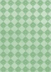 Mint Green Daisy Check A4 Backing Paper