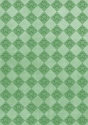 Mid Green Daisy Check A4 Backing Paper
