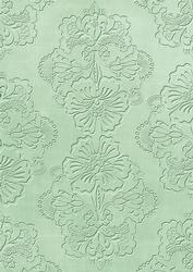 Mint Green Floral Embossed A4 Backing Paper