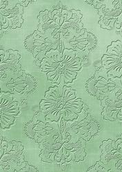 Mid Green Floral Embossed A4 Backing Paper