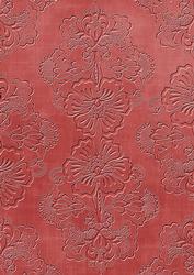 Red Floral Embossed A4 Backing Paper