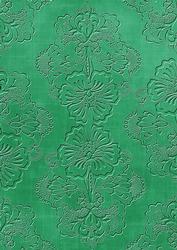 Green Floral Embossed A4 Backing Paper