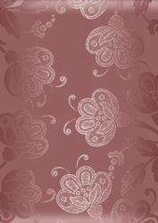 Dusky Pink Satin Flowers A4 Backing Paper