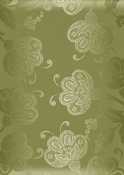 Olive Satin Flowers A4 Backing Paper