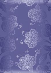 Blue Satin Flowers A4 Backing Paper