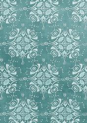 Dusky Teal Linen Snowflake A4 Backing Paper