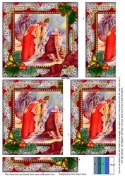 We Three Kings Holly 5in One Side Stacker