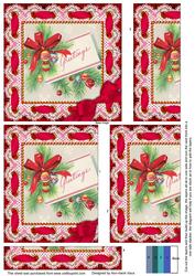 Greetings Eyelet Lace 5in One Side Stacker