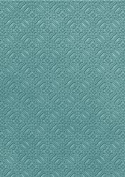 Dusky Teal Aztec Embossed A4 Backing Paper
