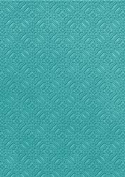 Teal Aztec Embossed A4 Backing Paper