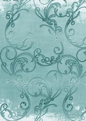 Dusky Teal Grunge Swirl A4 Backing Paper