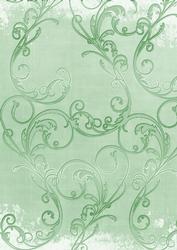 Mint Green Grunge Swirl A4 Backing Paper