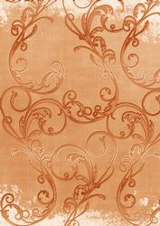 Burnt Orange Grunge Swirl A4 Backing Paper