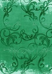 Green Grunge Swirl A4 Backing Paper