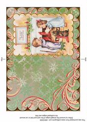 Night Before Christmas Scallop Edge Card