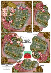 Freesia Perfume 60th Birthday 5in Scallop Bottom Stacker