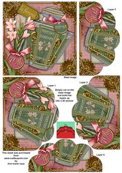 Freesia Perfume 70th Birthday 5in Scallop Bottom Stacker