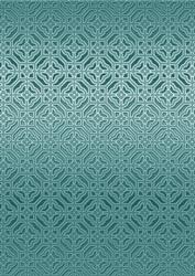 Dusky Teal Aztec Metallic A4 Backing Paper
