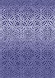 Blue Aztec Metallic A4 Backing Paper