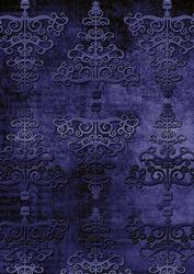 Dark Blue Embossed Christmas Trees A4 Backing Paper