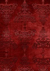 Dark Red Embossed Christmas Trees A4 Backing Paper