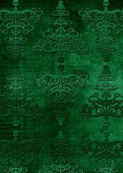 Dark Green Embossed Christmas Trees A4 Backing Paper