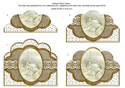 Cream Village Church Natural Anglaise Scallop Bottom Stacker