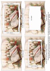 Christmas Bible and Holly Tunnel Book Sheet