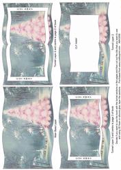 Oh Pink Christmas Tree Tunnel Book Sheet