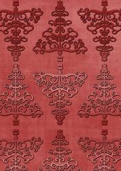 Dark Red Metallic Christmas Trees A4 Backing Paper