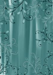 Dusky Teal Painted Swirl Edge A4 Backing Paper